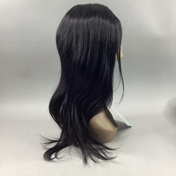 Natural Straight 24” #Natural Black 100% Human Hair Ear to Ear Lace Front Wig